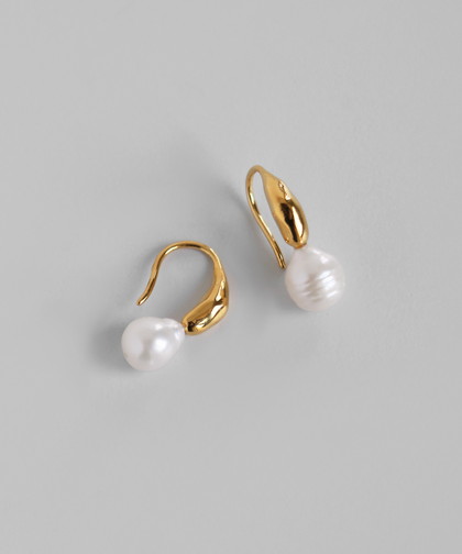 パール×メタルフックピアス[UMU][Basic]
