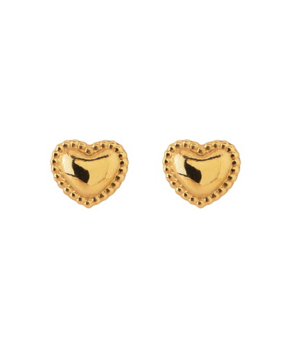 【ステンレス】ハートピアス