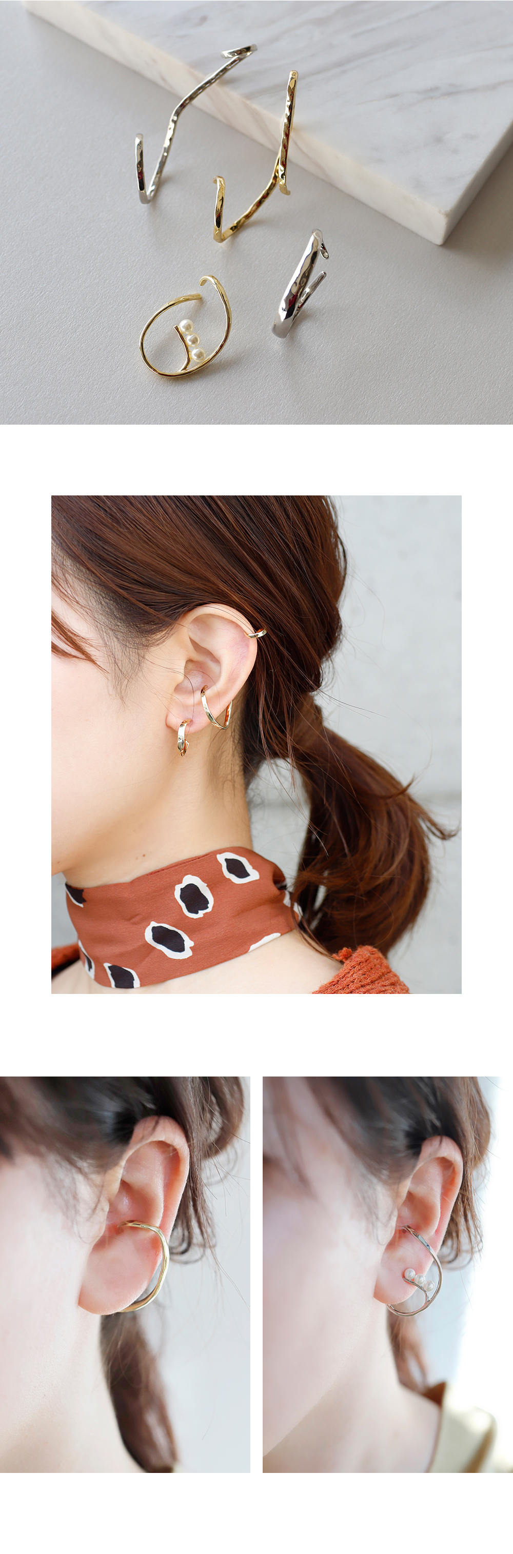 EAR CUFFS - イヤーカフ｜アネモネ・シエナロゼ公式通販｜SANPO ONLINE 