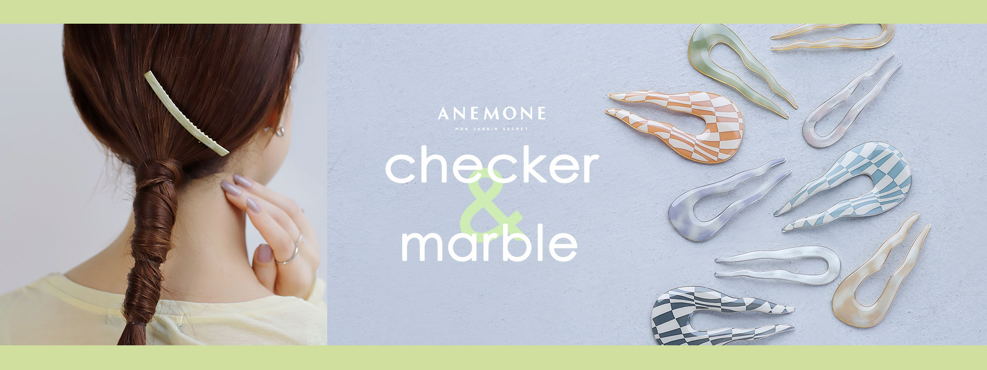 ANEMONE 22SS checker&marble