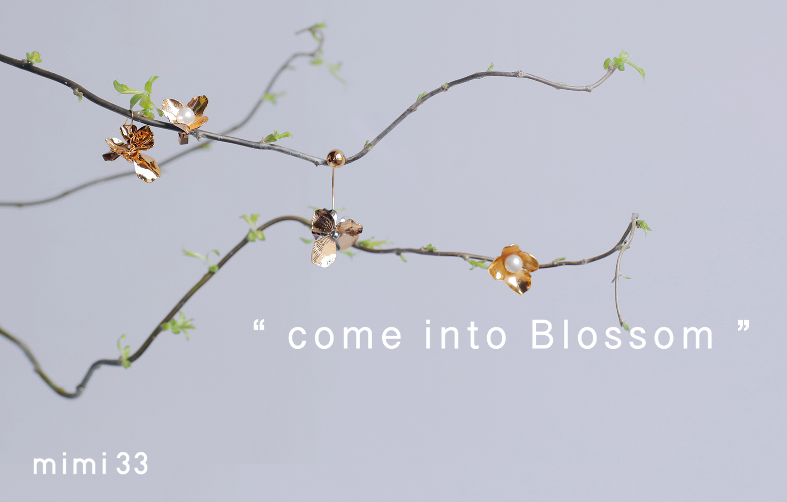 【come into blossom】フラワーアクセでドレスアップを